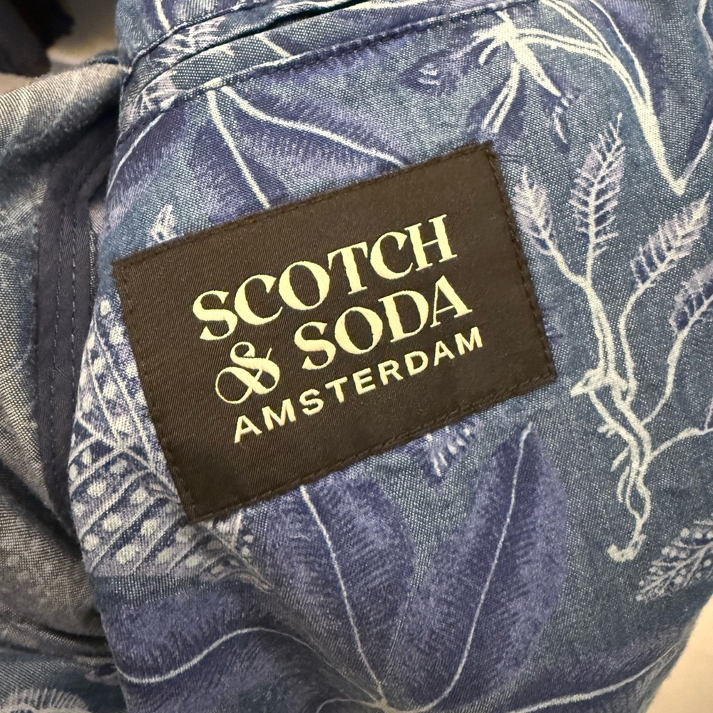 Blue Patterned Women's Jacket - image 3